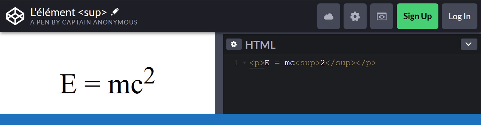HTML : L'élément