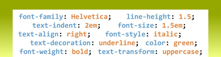 CSS : Mise en forme de texte