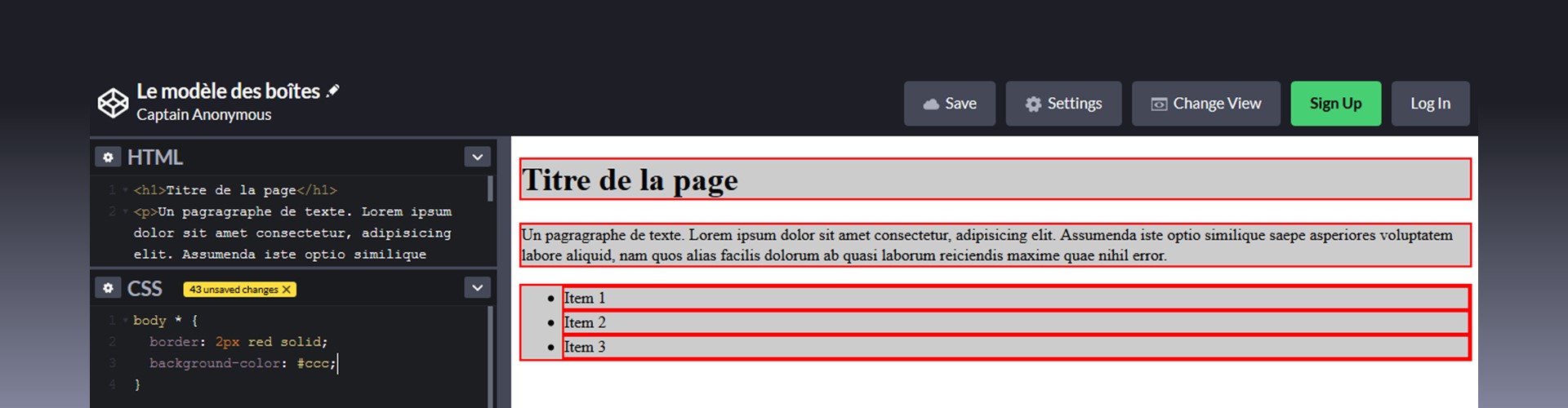 CSS : comprendre le « modèle des boites »
